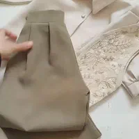 لباس سه تیکه دخترانه سایز۶۰