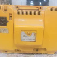 تلوزیون قدیمی زرد|کلکسیون اشیاء عتیقه|شوشتر, |دیوار