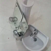 روشویی با آینه|لوازم سرویس بهداشتی|قروه, |دیوار