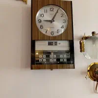 ساعت دیواری کلکسیونی عتیقه چوبی