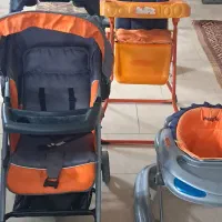 کالسکه، روروئک و صندلی غذای بچه