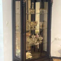 بوفه تمام چوب آینه‌دار