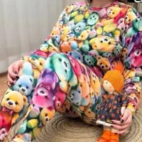 ست بلوز و شلوار مخمل روباهی به قیمت عمده|لباس|اردکان, |دیوار