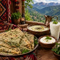 افتتاح کلانه‌پزی کوردستان در قائمشهر