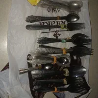 قاشق وچنگال وقاشق چایخوری نو