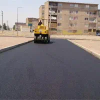 پیمانکاری آسفالت با انواع دستگاهای سبک و سنگین .