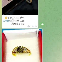 النگو و پلاک طلا زنجیر گوشواره|جواهرات|کرمانشاه, |دیوار