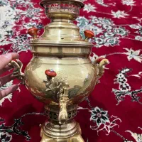 سماور ذغالی برنجی