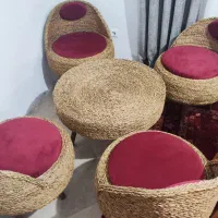 میز و صندلی حصیری