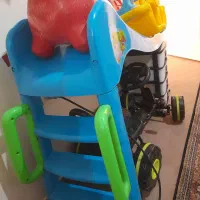 چهار چرخ سرسره و چند بازی فکری و مکعب هوش. تاب|اسباب و اثاث بچه|کرج, خرمدشت|دیوار