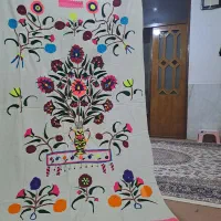 پارچه گلدوزی قدیمی