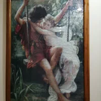 تابلو پازل خارجی هزار تایی با قاب چوبی