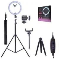 رینگ لایت منوپاد سه پایه rgb تولید محتوا
