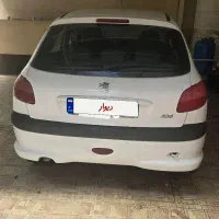 ۲۰۶ مدل ۸۸ تیپ ۳ سفید