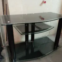 میز تلویزیون شیشه ای