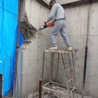 تخریب ساختمان پی کنی سپتینگ تراشیدن گچ وکاشی