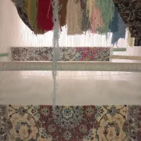 1تخته فرش نیمه بافت|فرش|کاشان, مشکات|دیوار