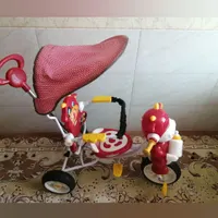 سه چرخه دلیجان|اسباب‌بازی بچه|شیراز, تندگویان|دیوار