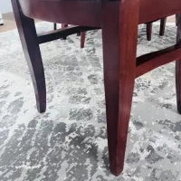 میز غذا خوری چوبی چهار نفره با صندلی|میز و صندلی غذاخوری|لنجان, |دیوار