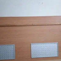 تخت خواب ام دی اف همراه با تشک رویال