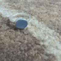 انگشتر عقیق کبود