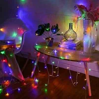 ریسه هفت رنگ ضد آب ۱۰ متری RGB|ریسه و چراغ تزئینی|مشهد, سعد آباد|دیوار