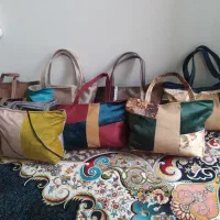 کیف زنانه پارچه‌ای استر دار بزرگ ۴۰۰وکوچک ۳۵۰کیف ج|کیف، کفش، کمربند|مرودشت, فاز اول شهرک فرهنگیان|دیوار