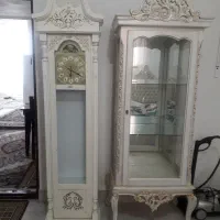 ویترین ساعت ایستاده وآینه