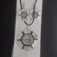 نیم ست گردنبند و گوشواره صدفی|بدلیجات|شیراز, شهرک برق|دیوار