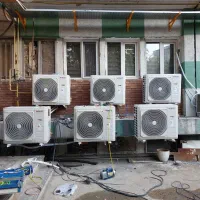 لوله مسی زیر کار کولرگازی داکت اسپیلت