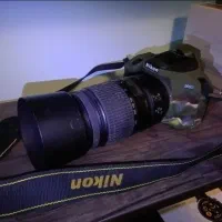 دوربین حرفه‌ای نیکون d5600  با 55-18و 300-55 درحد