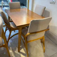 میز و صندلی ناهارخوری چهار نفره مدل آمریکایی|میز و صندلی غذاخوری|تهران, شهید رجایی|دیوار