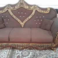 مبل هفت نفره و آینه کنسول همراه با جلو مبلی|مبلمان خانگی و میز عسلی|بندر ماهشهر, |دیوار