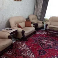 سرویس مبل راحتی پارچه چرم|مبلمان خانگی و میز عسلی|اندیشه, اندیشه فاز ۳|دیوار