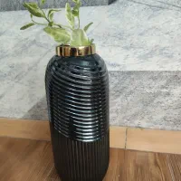 گلدان شیشه ای سرمه ای