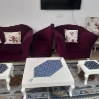 مبلمان ۹نفره ومیز غذا خوری ۶نفره|مبلمان خانگی و میز عسلی|ماهدشت, |دیوار