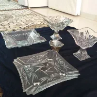 ظروف پذیرایی شیشه ای