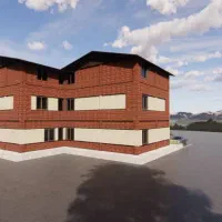 اجرای نمای ترکیبی آجر و سنگ|استخدام معماری، عمران و ساختمانی|زاینده رود, |دیوار