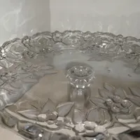 ست سه تیکه  شیرینی خوری،دسر خوری، میوه خوری  بلور|ظروف سرو و پذیرایی|شاهین‌شهر, عطار|دیوار