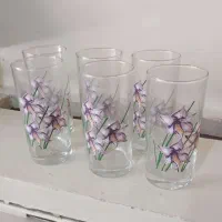 لیوان شربت خوری طرح دار پاشاباغچه ترکیه