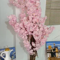 گلدان سرامیکی و گل کاغذی