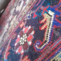 فرش هریس تاجری نیمه کاره با نخاش|فرش|تبریز, |دیوار