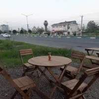 صندلی تاشو چوب نراد جمع وجور
