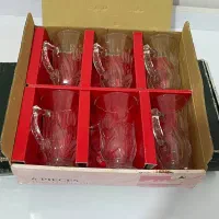 استکان گل لاله / قوری / سطل آشغال
