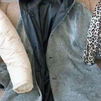 پالتو دو رو خز چرم خارجی زنانه
