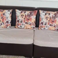 مبل ۷نفره پارچه وچرم|مبلمان خانگی و میز عسلی|قم, باسکول|دیوار