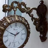 ساعت دیواری ۲ طرفه آویزی طرح سلطنتی