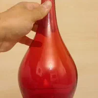 جفت گلدان سالونگ رنگ یاقوتی