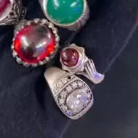 انگشتر یاقوت و موزونایت