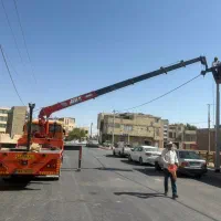 جرثقیل ۳تن و سبد نفربر شبانه روزی|خدمات حمل و نقل|اشکذر, |دیوار